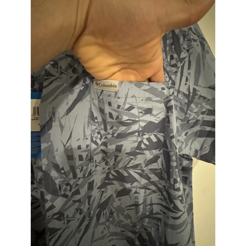 NEW Men's Size Small Columbia Rogers Peak Printed Short Sleeve Shirt XM8259-449